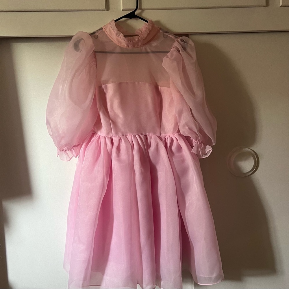 Selkie Puff Sleeve Dress (Angel Delight)